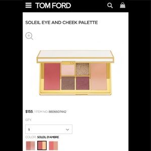 Tom Ford SOLEIL EYE AND CHEEK PALETTE Brand New!!